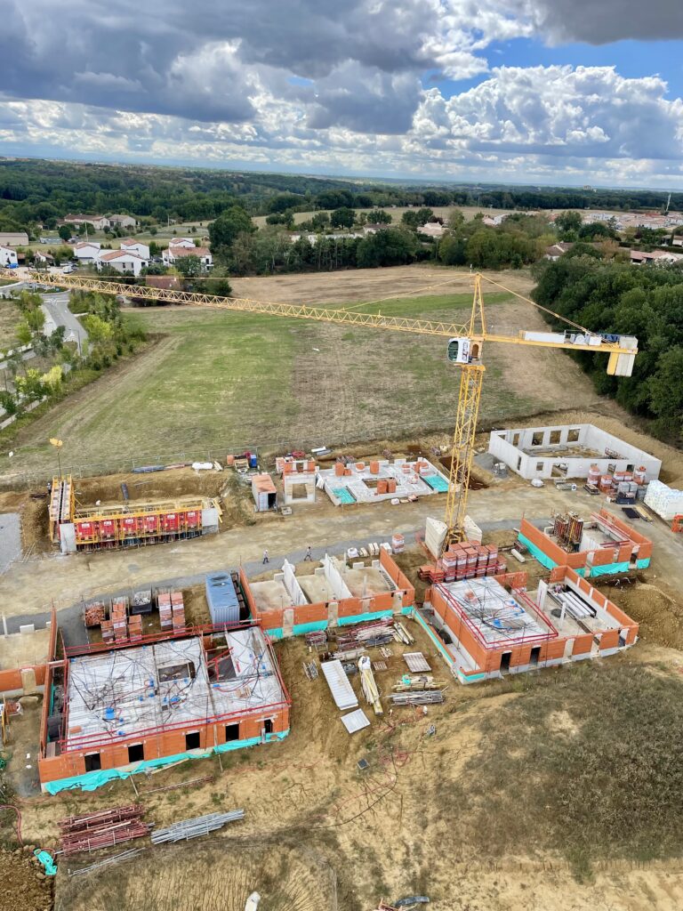 Chantier de la résidence Pachamama.