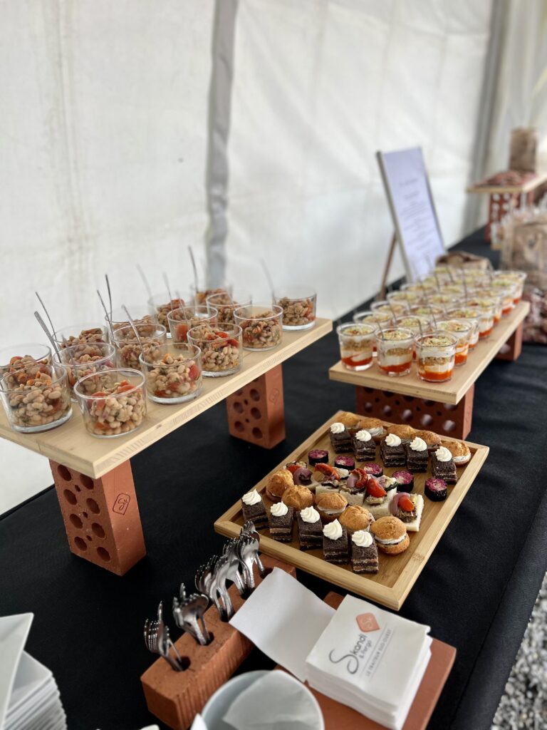 Repas traiteur gastronomique et gourmand.