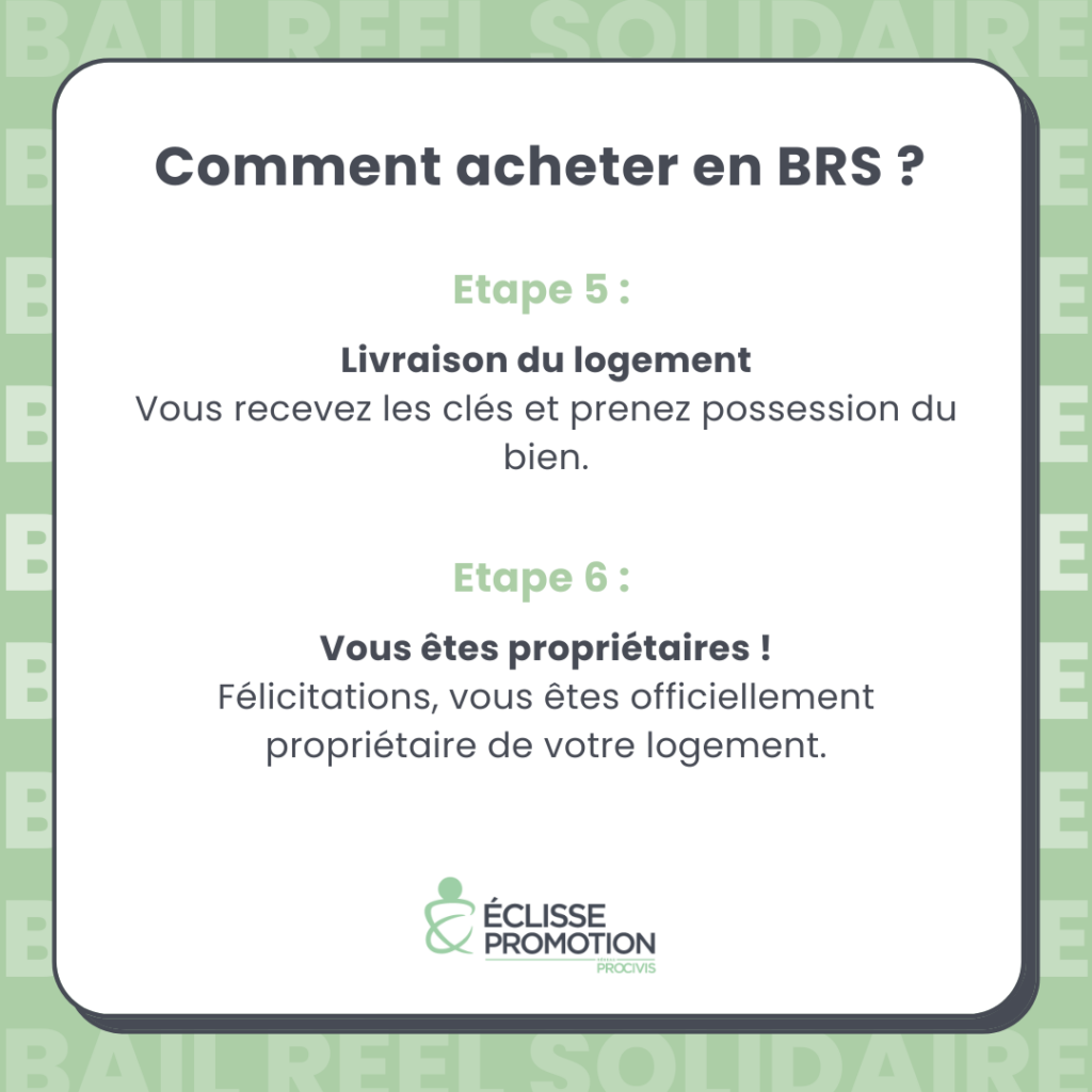 Les étapes 5 et 6