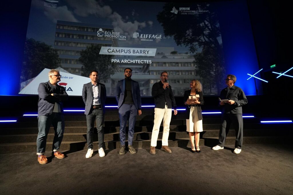 Remise du Prix de l’Immobilier d’Entreprise au Campus BARRY lors des Pyramides d’Argent 2026 de la FPI Toulouse Occitanie