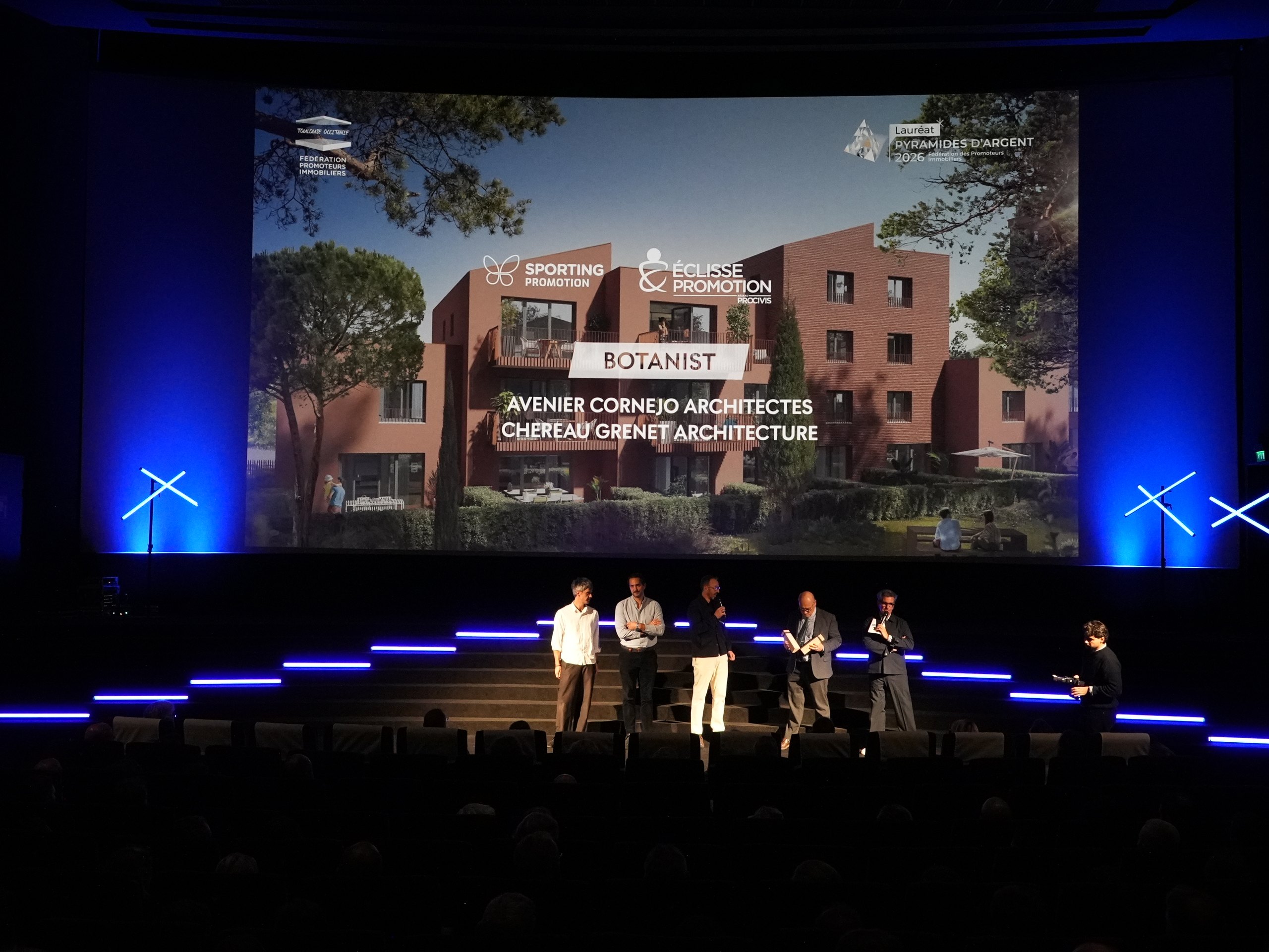 Remise du prix Coup de cœur du jury à la résidence Botanist lors des Pyramides d'Argent 2026 de la FPI Toulouse Occitanie